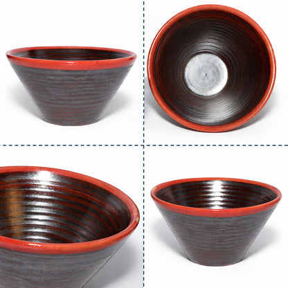 Popcorn Bowls Set of 2 | Red | 750 ml