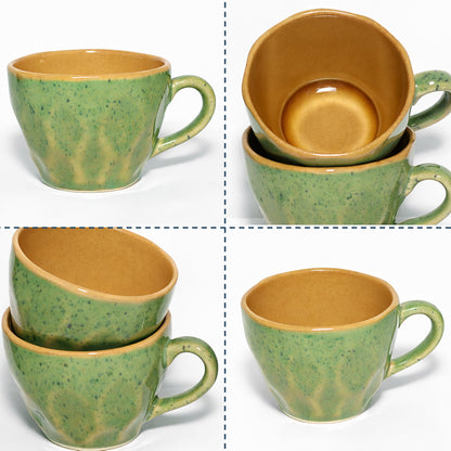 Coffee Mugs Set of 6 | Multicolour | 220ml