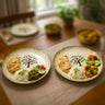 Dinner Plate Set | Multicolour 'Palm Tree' Painting