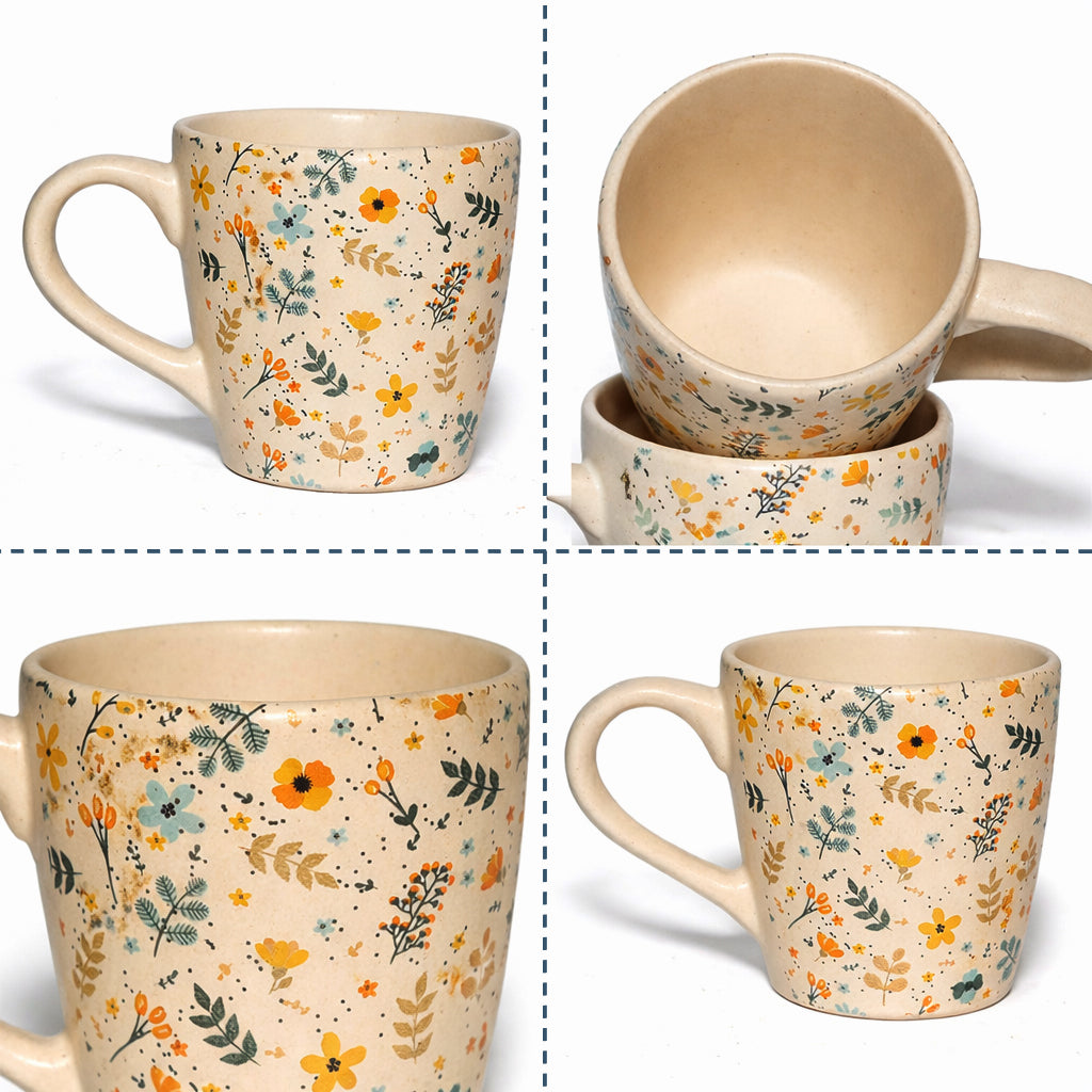 Coffee Mugs Set of 2 | Multicolor | 250 ml