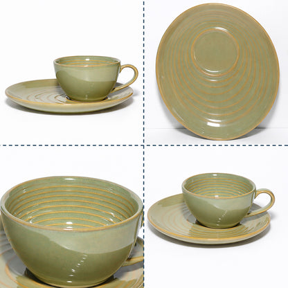 Coffee Mug with Cookie Saucer Set | 270 ml.