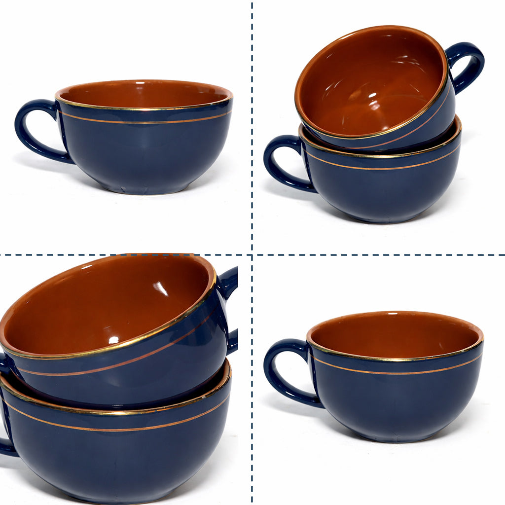 Soup Bowls with Handle Set |350 ml