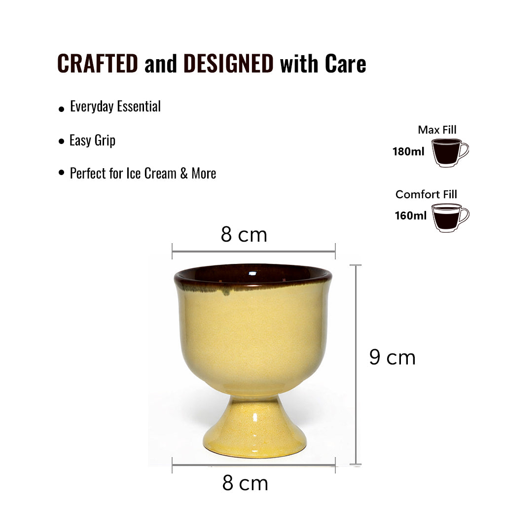 Ice Cream Cups Set of 6 | 180 ml