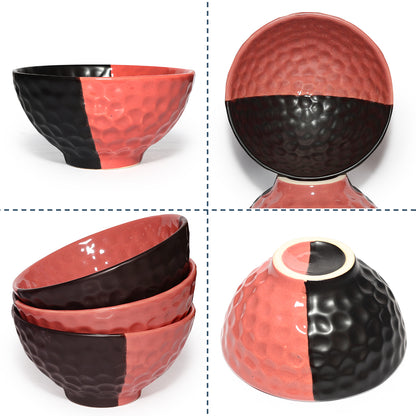 Snack Bowls Sets | Half-Half Colour tone | 350 ml