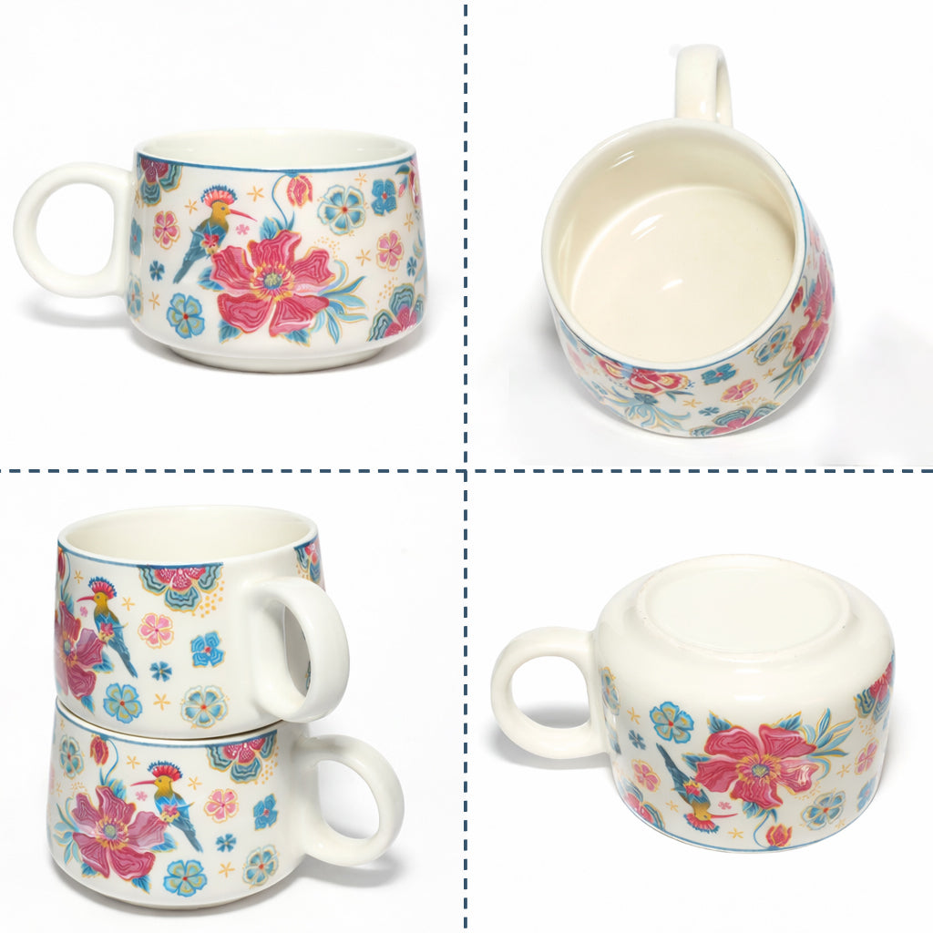 Coffee Mugs Set of 6 | 200 ml