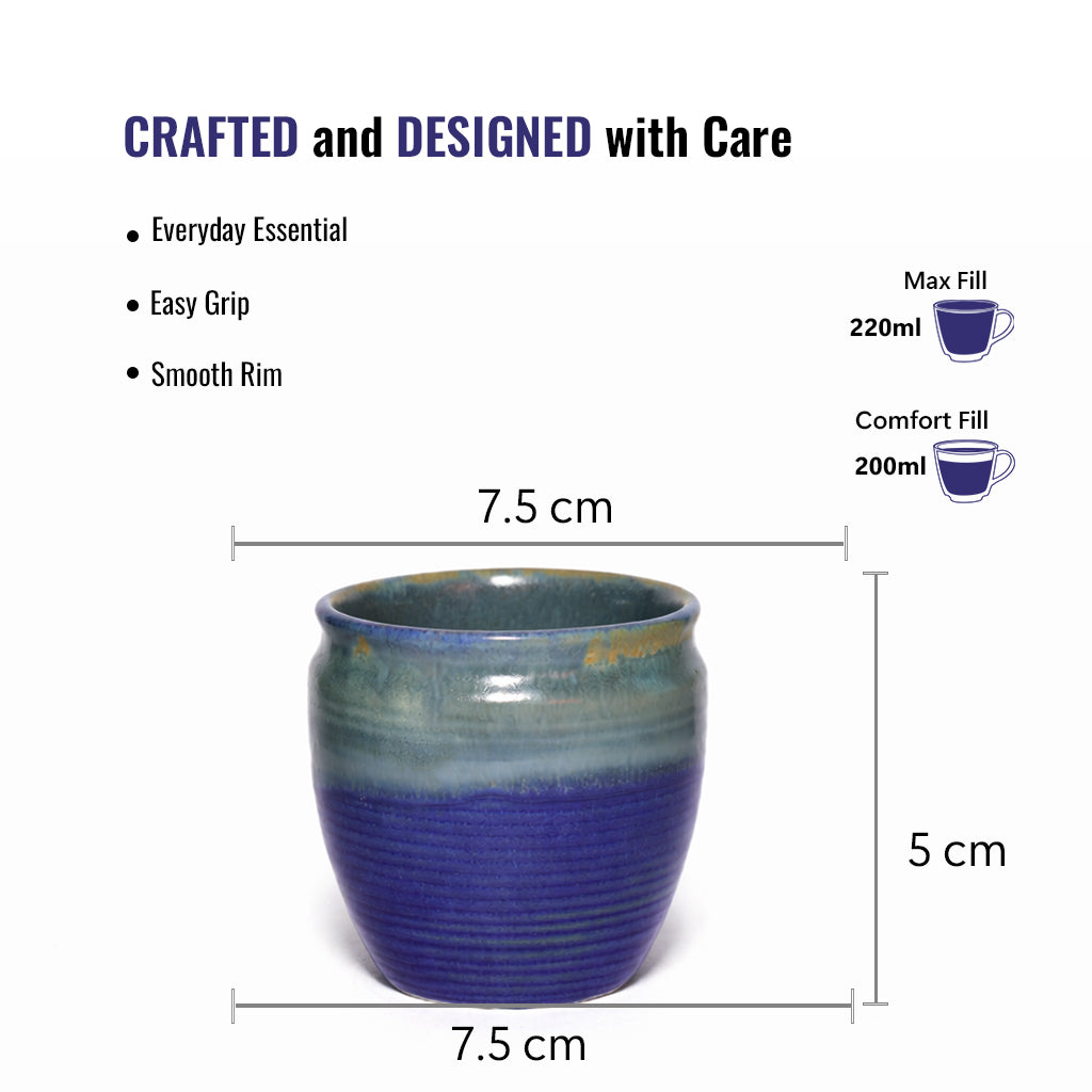 Tea Kullads Set of 6 | 220 ml