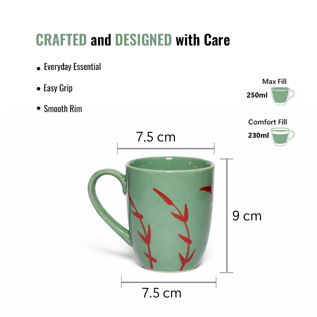 Coffee Mugs Set of 6 | 250 ml
