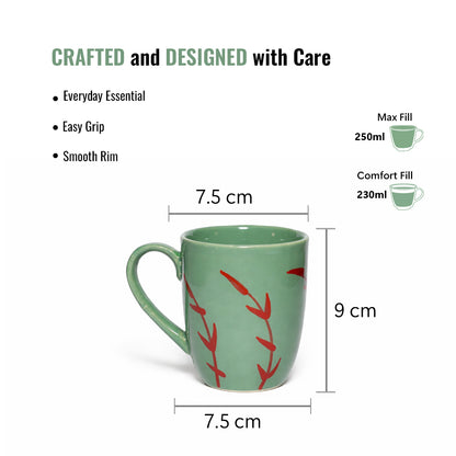 Coffee Mugs Set of 6 | 250 ml