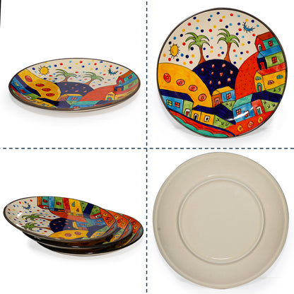Dinner Serving Plate Set | Multicolour