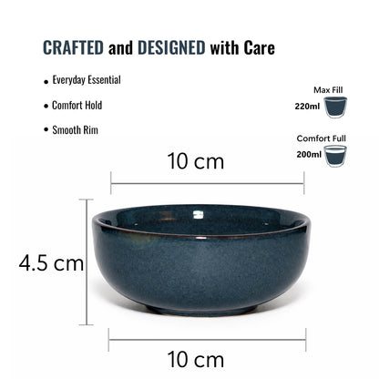 Dinner Bowls Set of 2 | 220 ml