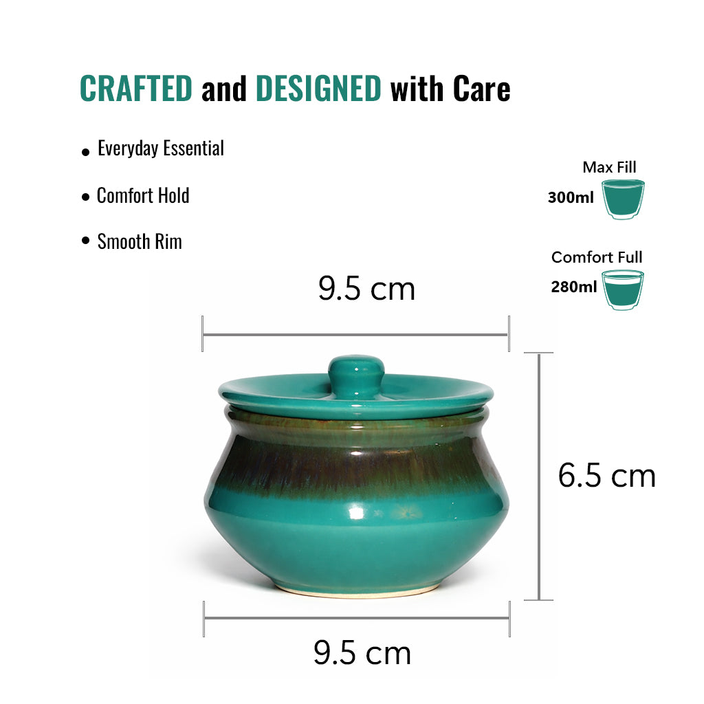 Serving Handi Set of 2 | Teal | 300ml