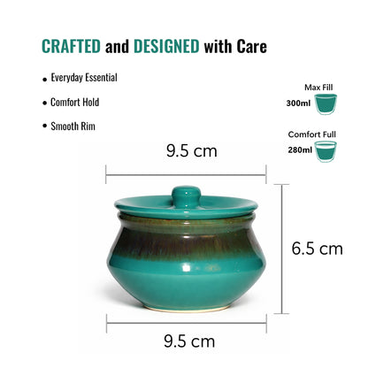Serving Handi Set of 2 | Teal | 300ml