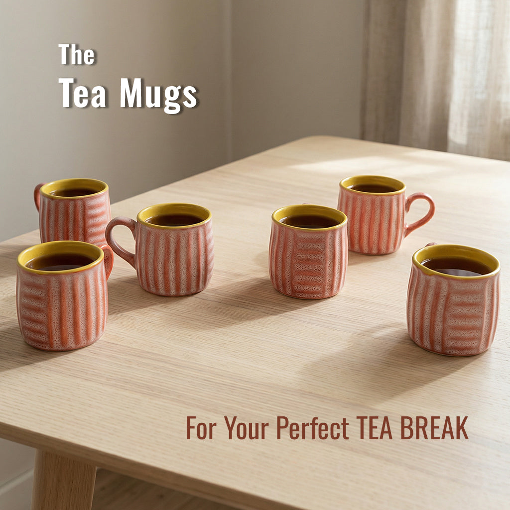 Tea Cups Set of 6 | 160 ml