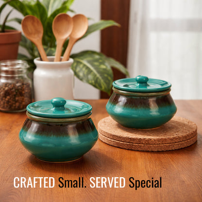 Serving Handi Set of 2 | Teal | 300ml