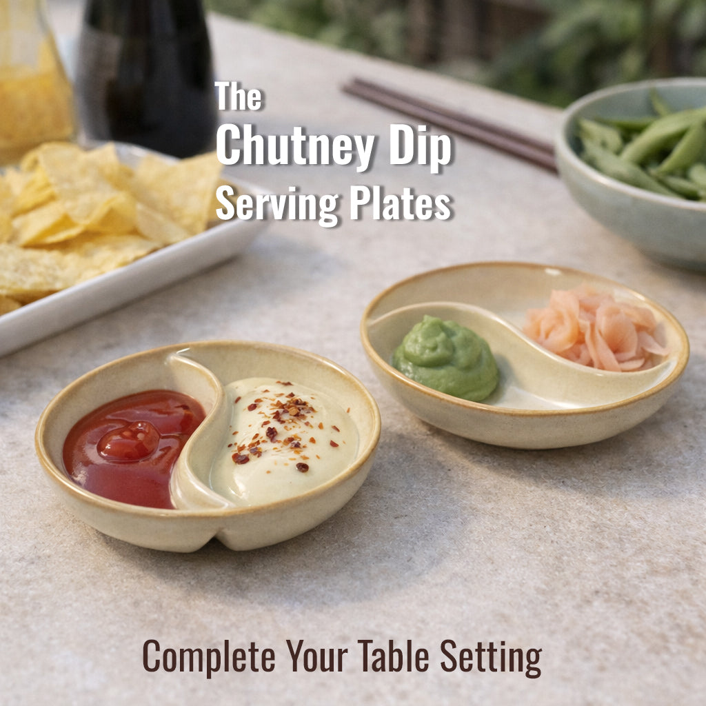 Chutney Serving Plates Set of 2 | 70 ml