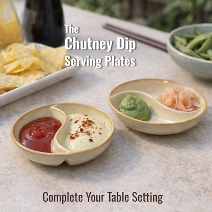 Chutney Serving Plates Set of 2 | 70 ml