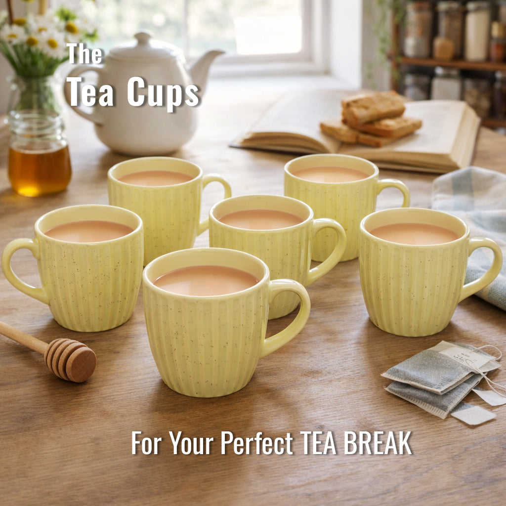 Tea Cups Set of 6 | 180ml
