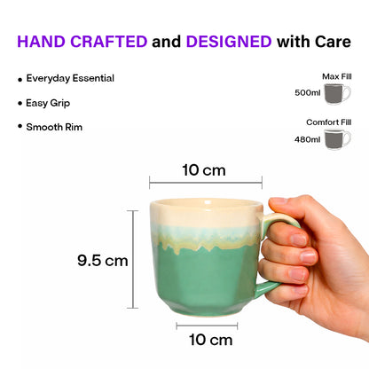 Maggie Mugs Set  of 2 |Dual Colour | 500 ml