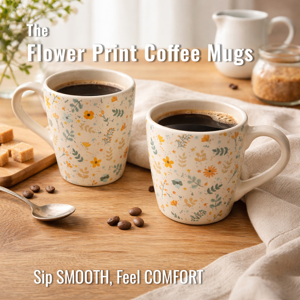 Coffee Mugs Set of 2 | Multicolor | 250 ml