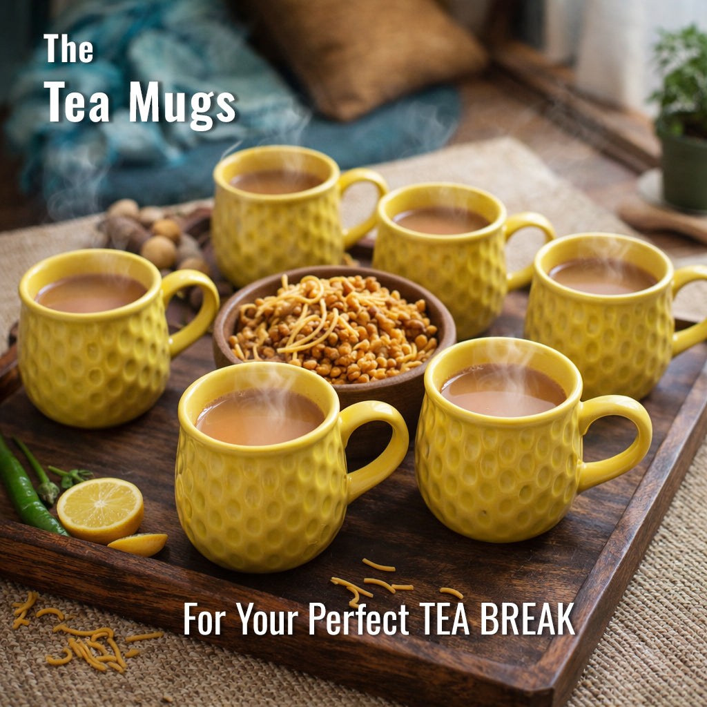 Tea Cups Set of 6 | 150 ml