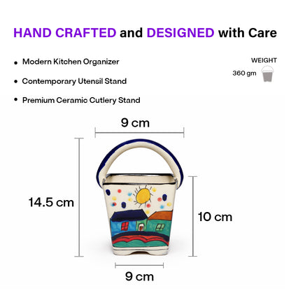 Spoon Stand & Cutlery Basket for Kitchen