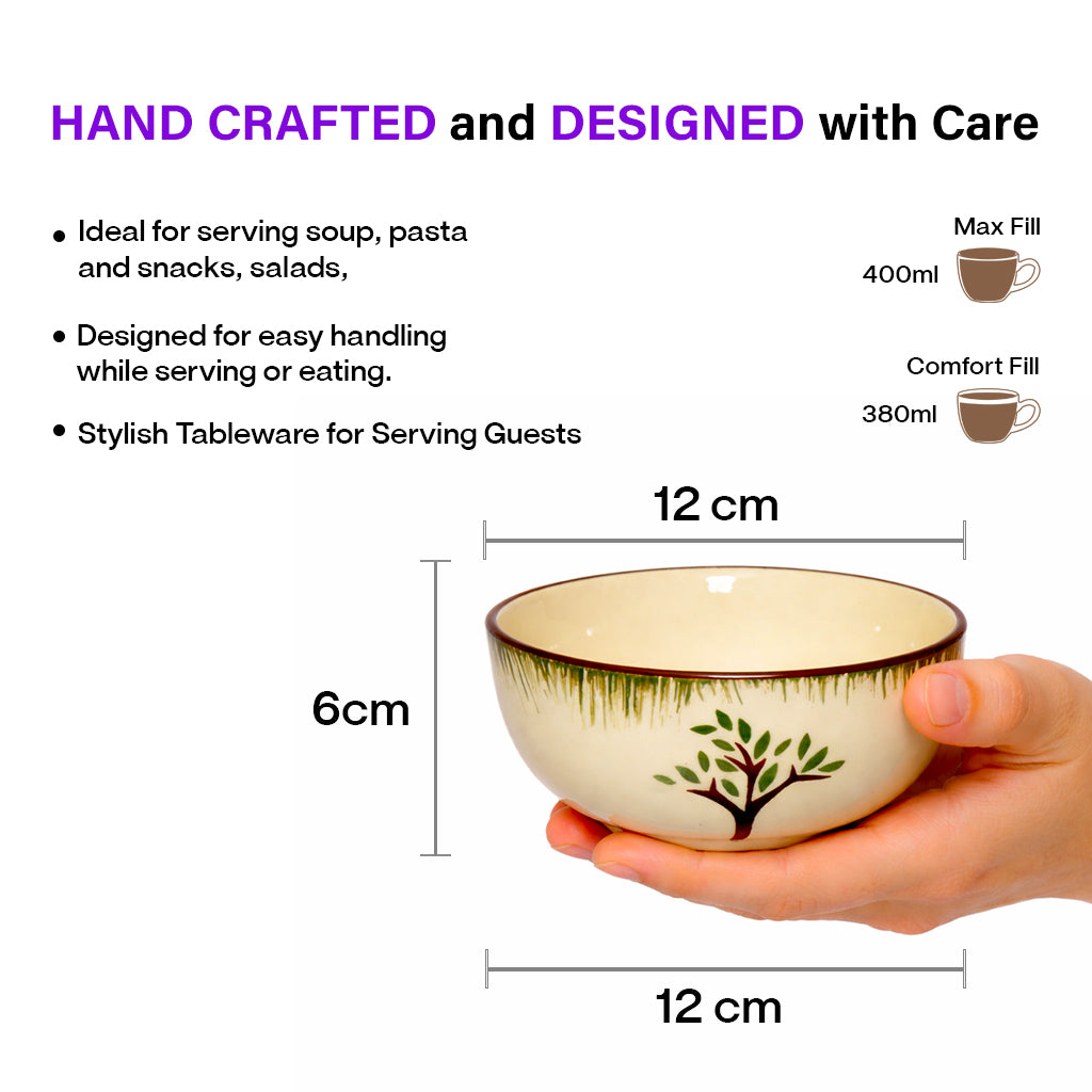 Dinner Serving Bowl Sets | Multicolour | 400ml