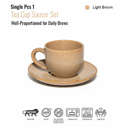 Coffee Mug Saucer Set | Bagie | 200 ml