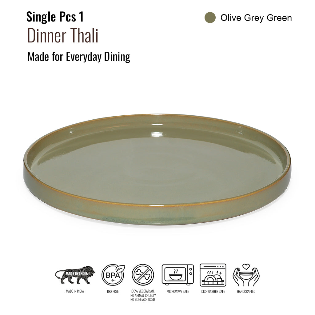 Dinner Thali / Plate | Porcelain