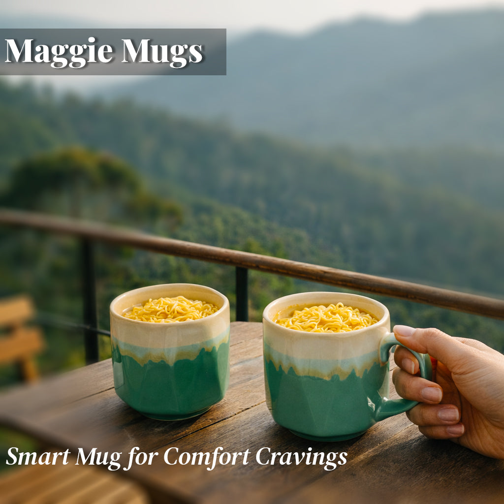 Maggie Mugs Set  of 2 |Dual Colour | 500 ml