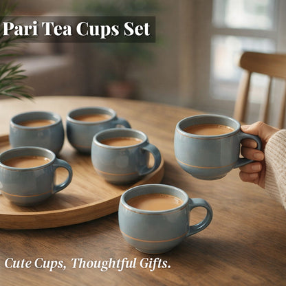 Tea Cups Set of 6 | 180 ml