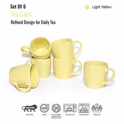 Tea Cups Set of 6 | 180ml