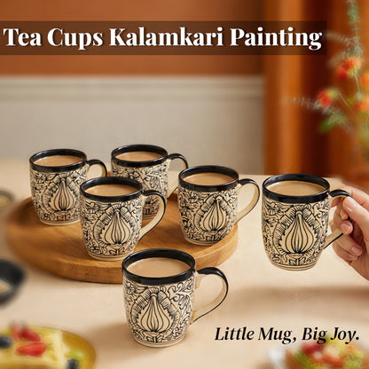 Coffee Mugs Set | Kalamkari Painting | 250 ml