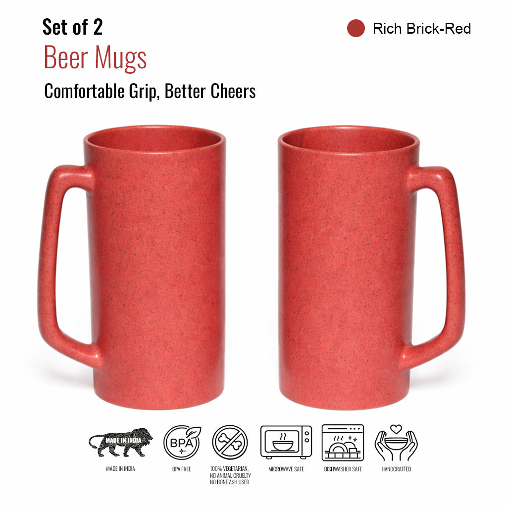 Beer Mugs Set of 2| 500 ml