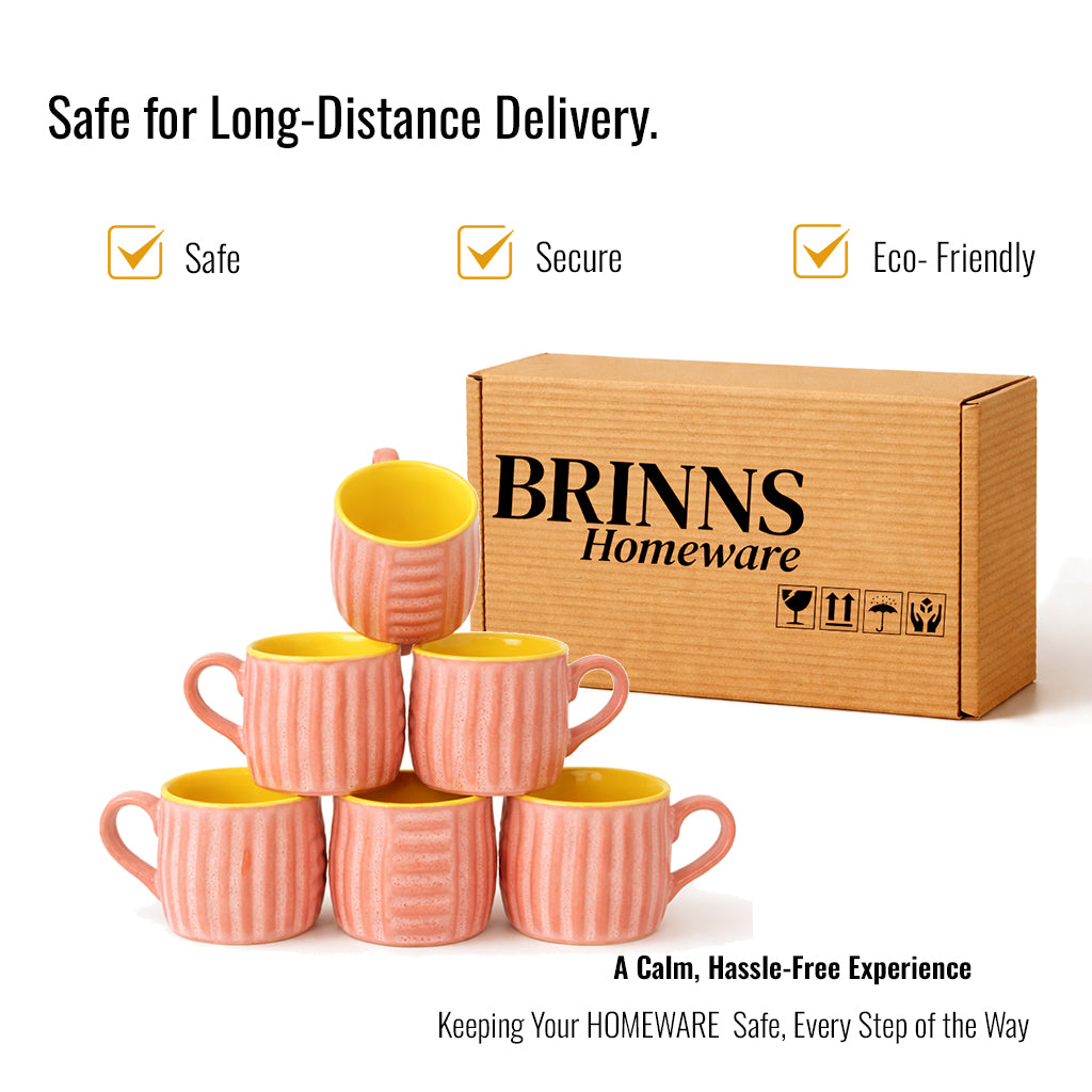 Tea Cups Set of 6 | 160 ml