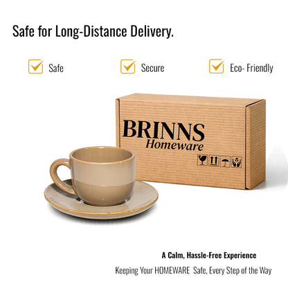 Coffee Mug Saucer Set | Bagie | 200 ml