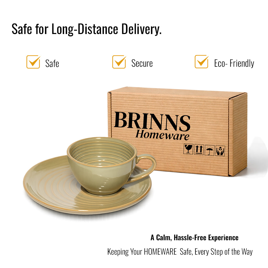 Coffee Mug with Cookie Saucer Set | 270 ml.