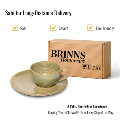 Coffee Mug with Cookie Saucer Set | 270 ml.