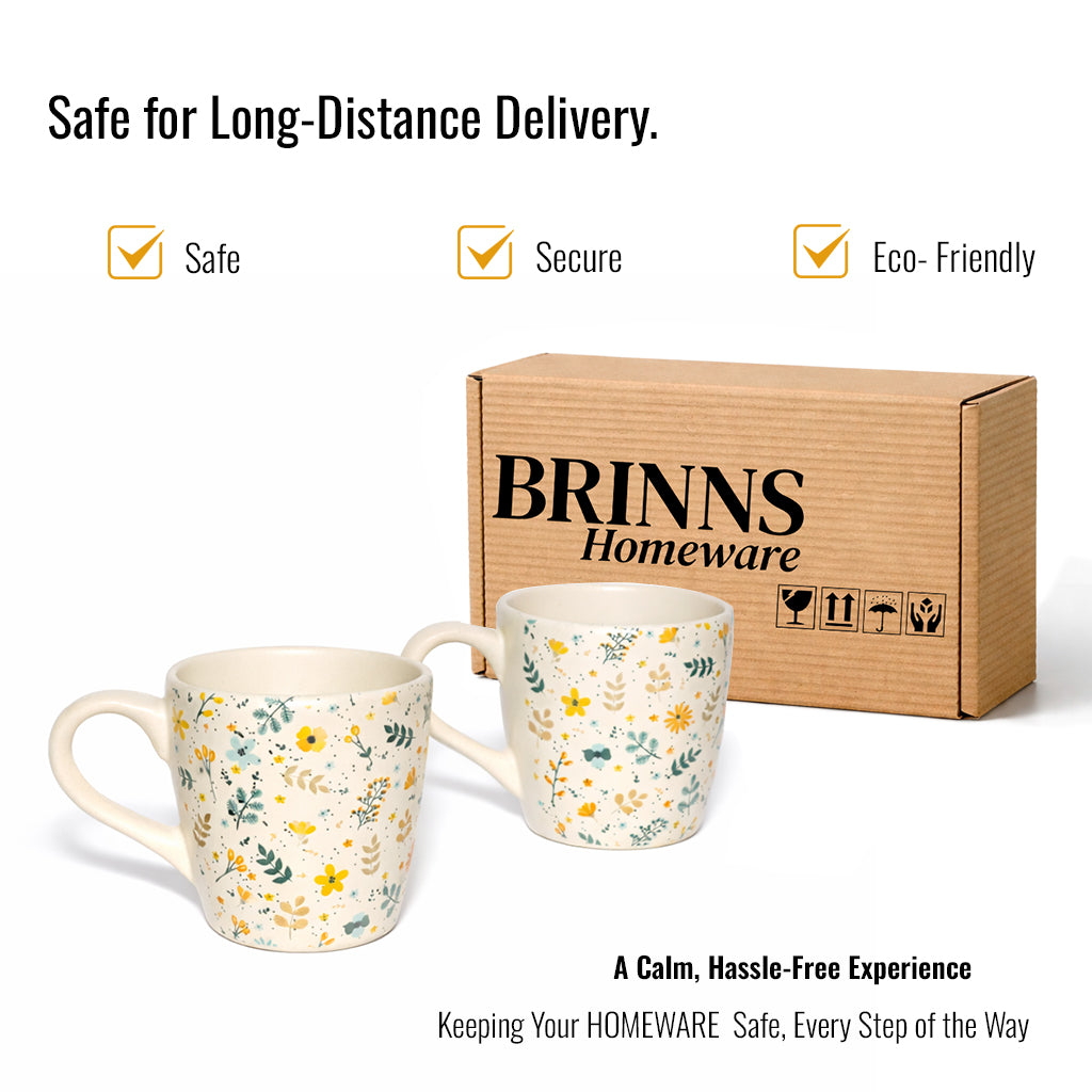 Coffee Mugs Set of 2 | Multicolor | 250 ml