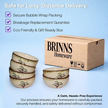 Dinner Serving Bowl Sets | Multicolour | 400ml