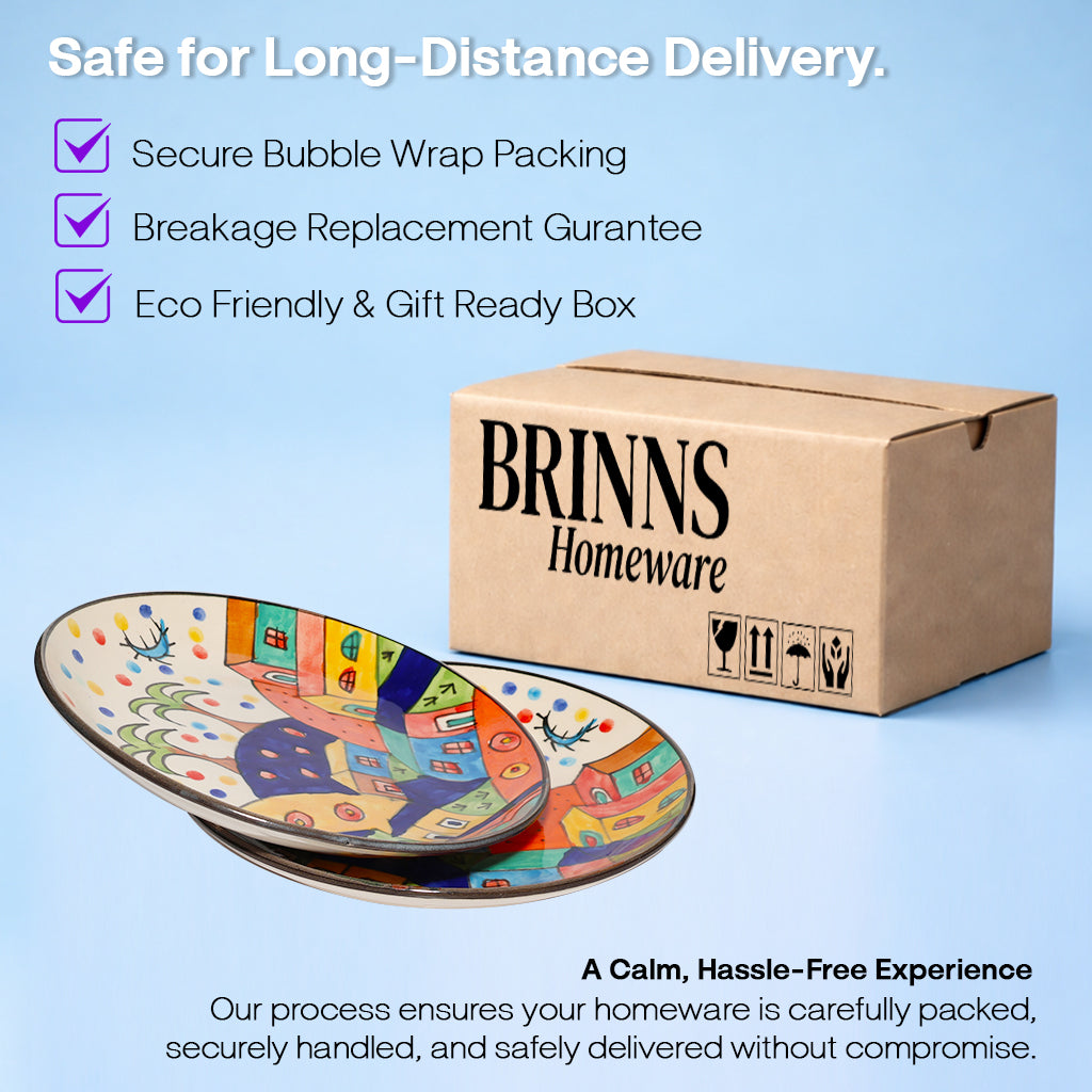 Quarter Serving Plate Set of 2