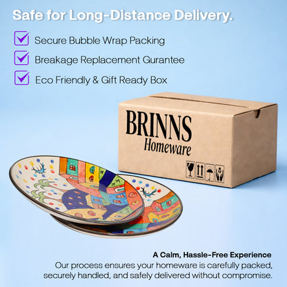 Quarter Serving Plate Set of 2