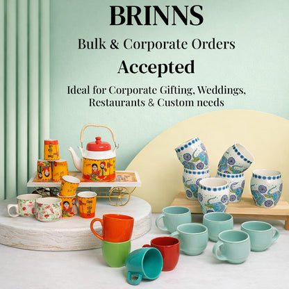 Coffee Mugs Set of 6 | 200 ml