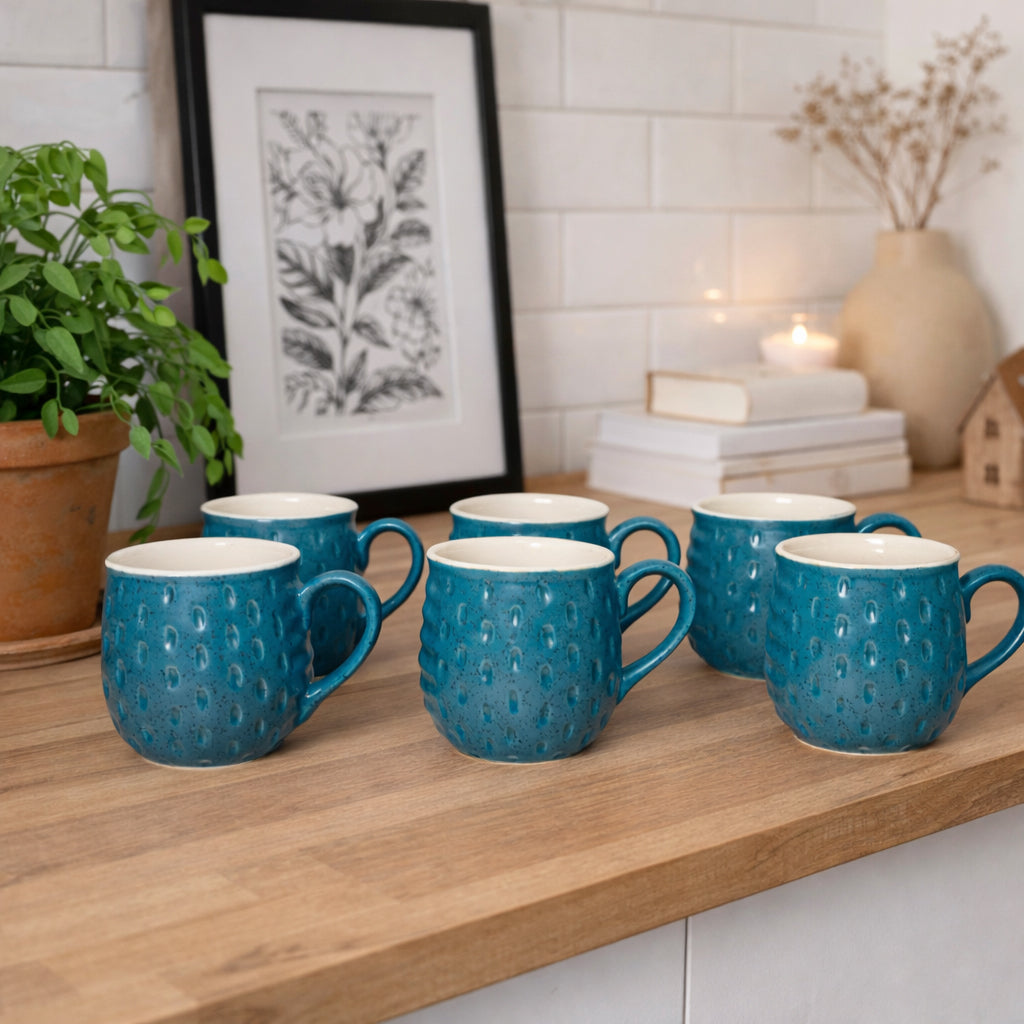 Coffee Mugs Set of 6 | 250 ml