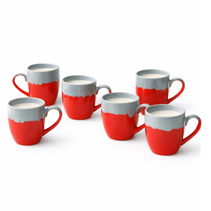 Coffee Mugs Set of 6 | 250 ml