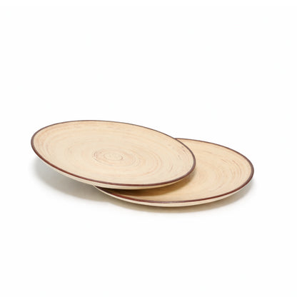 Quarter Serving Plate Set of 2 | Multicolour