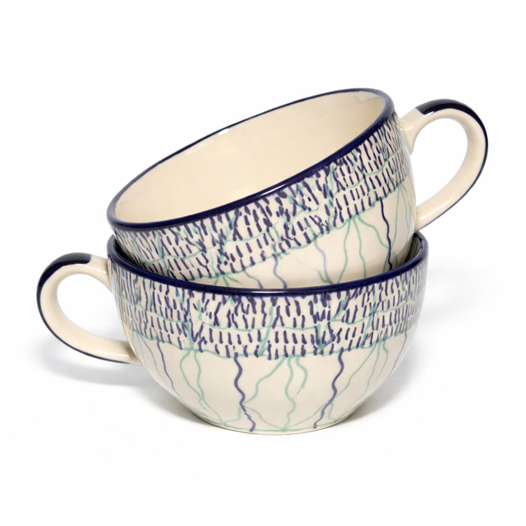 Soup Bowls Set of 2| Multicolour | 400 ml