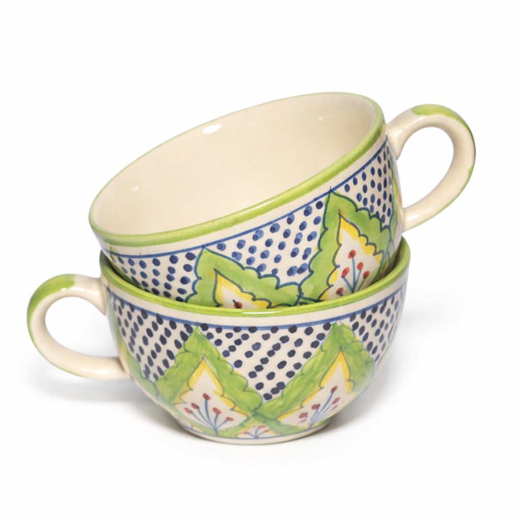 Soup Bowls Set of 2| Multicolour | 400 ml