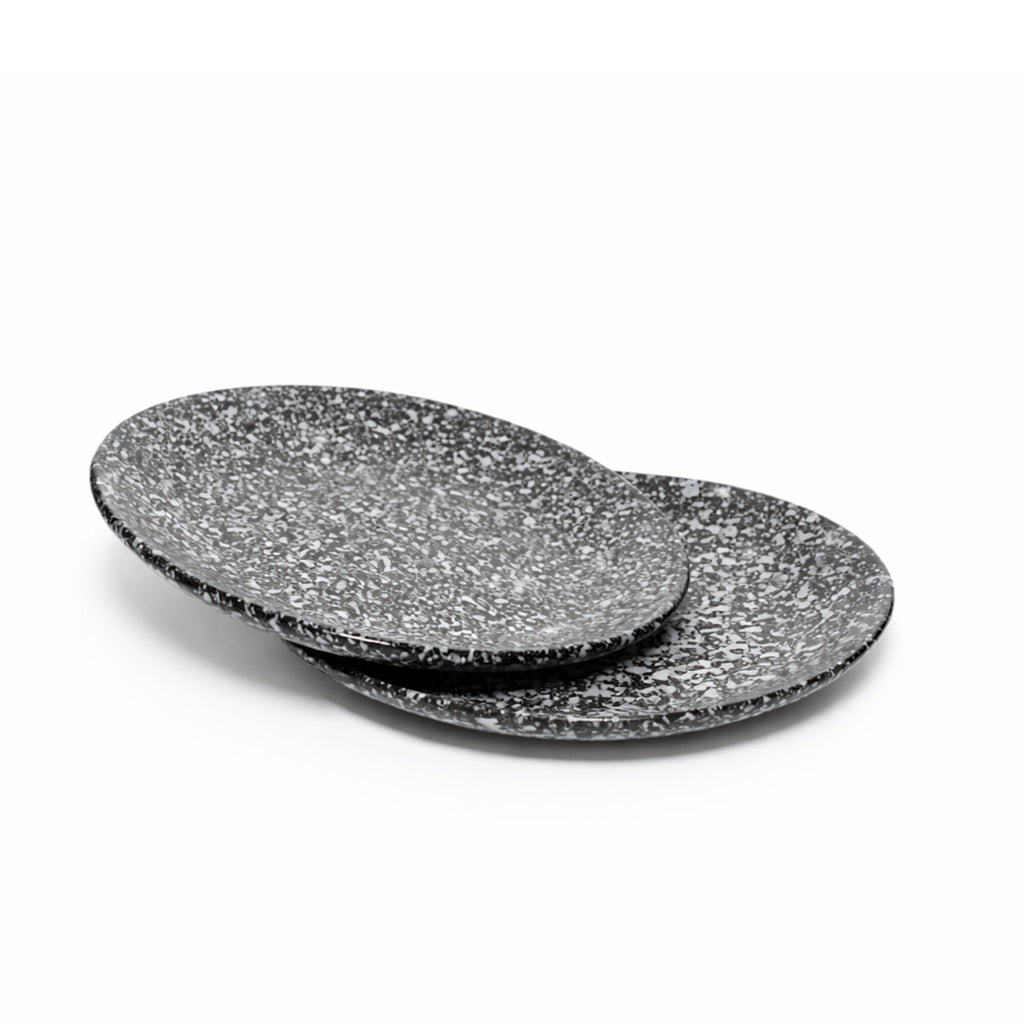 Quarter Serving Plate Set of 2 | Multicolour