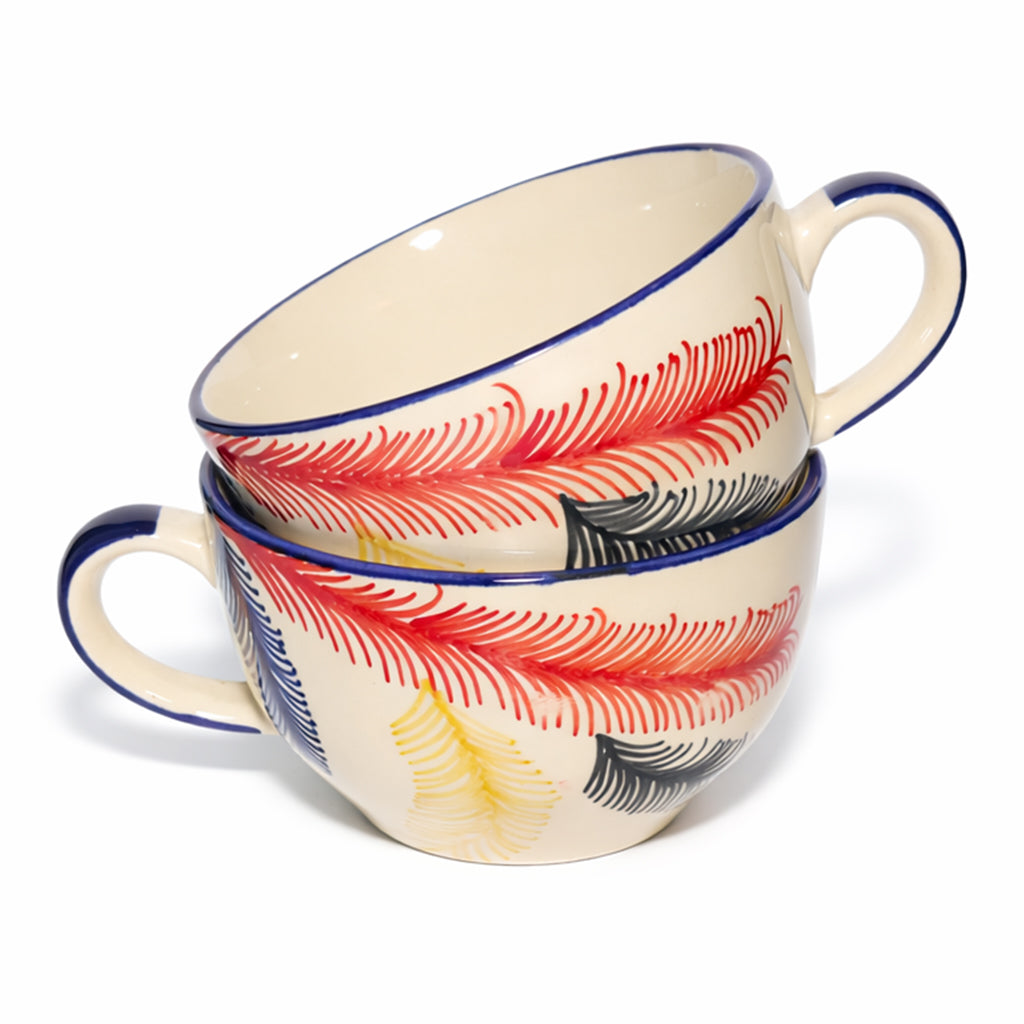 Soup Bowls Set of 2| Multicolour | 400 ml