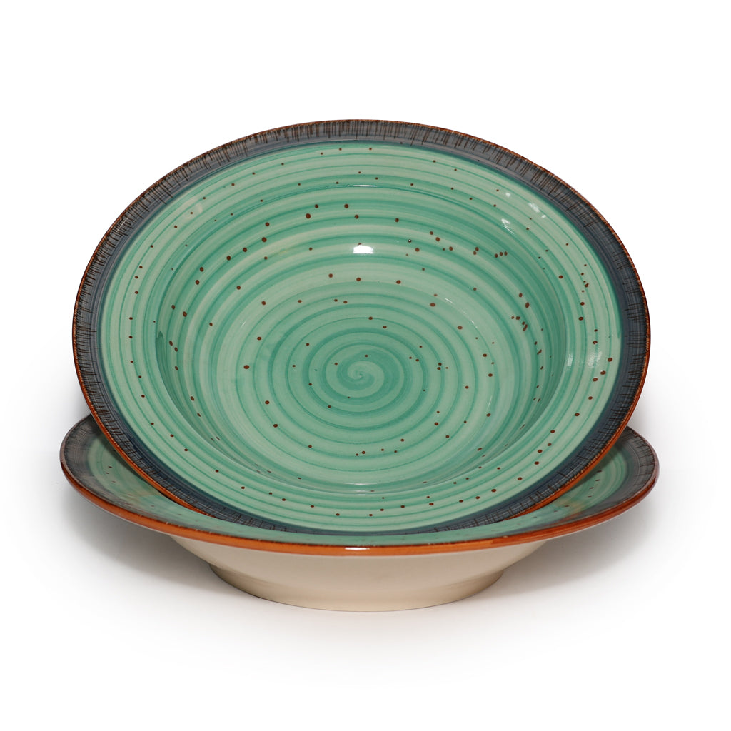 Pasta Plate Set of 2| Multicolour | 450 ml each